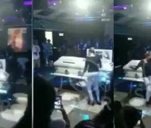 VIDEO | Insólito funeral en plena discoteca se vuelve viral