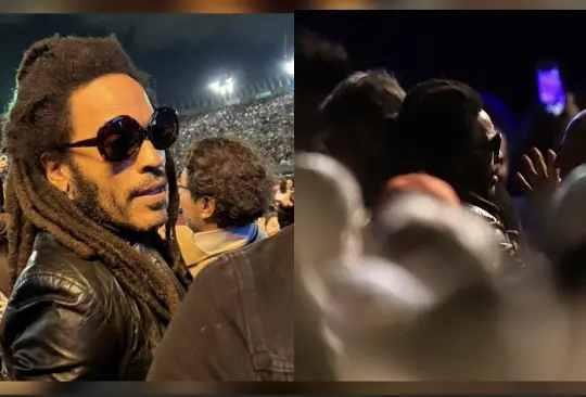 Una gran sorpresa entre los asistentes, el cantante Kravitz se encontraba disfrutando del concierto. Una gran sorpresa entre los asistentes, el cantante Kravitz se encontraba disfrutando del concierto.
