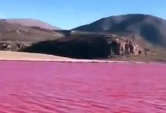 Río Nilo se tiñe de rojo y causa temor. 