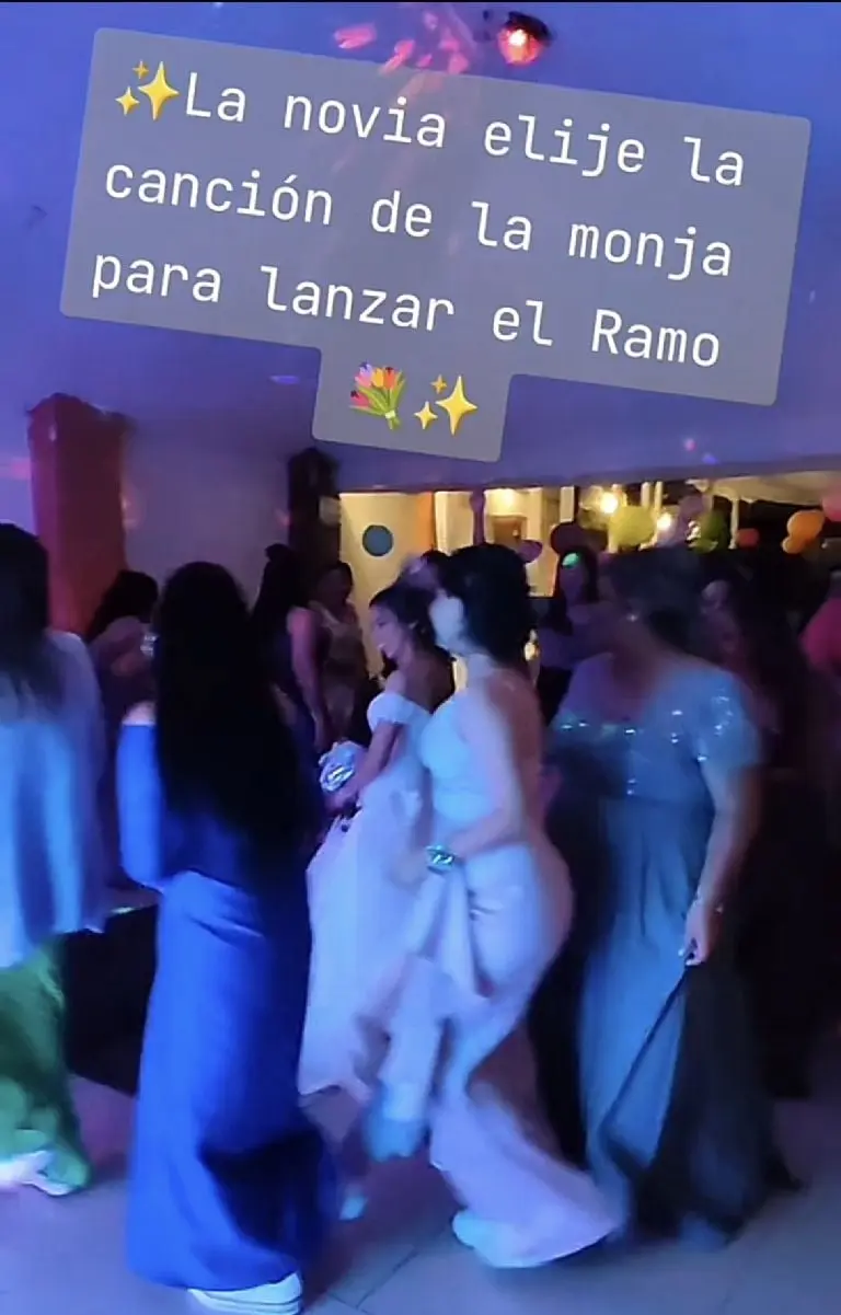 ¿Y la víbora de la mar? Baile de La Monja es la nueva tendencia viral para bodas Créditos: SS
