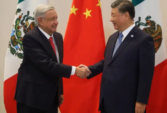 El presidente de China, Xi Jinping, felicitó a AMLO por el progreso de México bajo su gestión. 