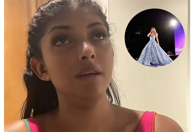 Con voz temblorosa relata su experiencia en el show de Taylor Swift en Brasil 