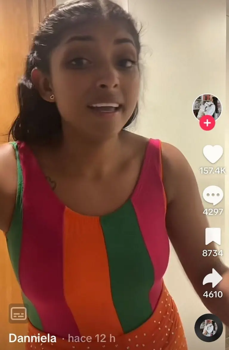 La desesperación que nos comparte en su video es evidente. Fuente: TikTok justunalectoramas