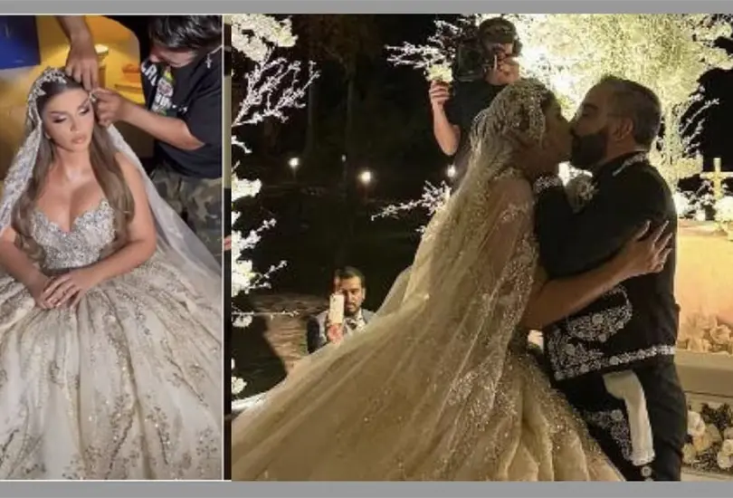 La novia luci&oacute; tres vestidos durante todo el evento. 