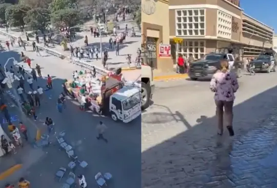 El alcalde del municipio de Linares, en Nuevo León, Sergio Elizondo, descartó que hubiera detonación de armas de fuego durante el desfile de la Revolución Mexicana