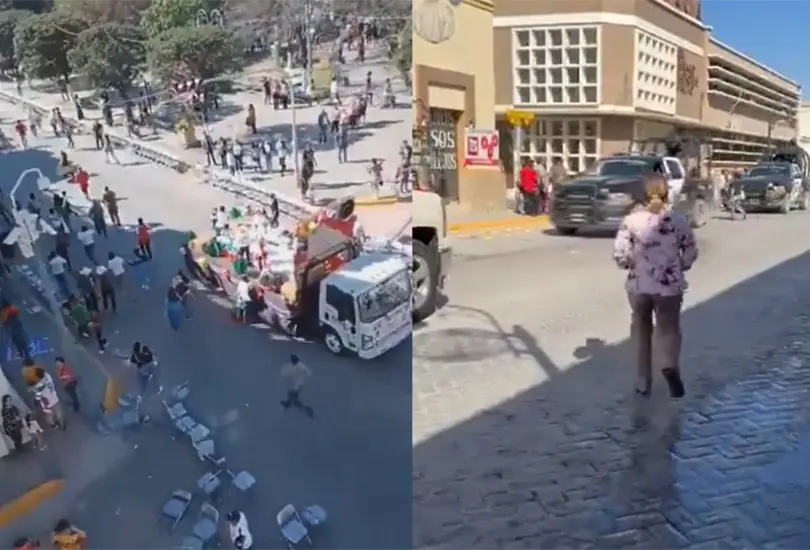 El alcalde del municipio de Linares, en Nuevo Le&oacute;n, Sergio Elizondo, descart&oacute; que hubiera detonaci&oacute;n de armas de fuego durante el desfile de la Revoluci&oacute;n Mexicana