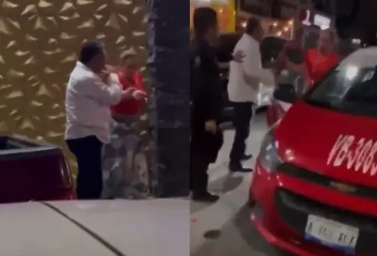 La discusión ocurrió afuera de un club exclusivo de la zona de Boca del Río, Veracruz. La discusión ocurrió afuera de un club exclusivo de la zona de Boca del Río, Veracruz.
