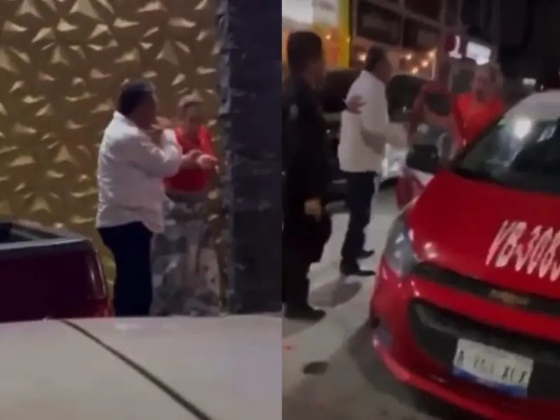 La discusión ocurrió afuera de un club exclusivo de la zona de Boca del Río, Veracruz. La discusión ocurrió afuera de un club exclusivo de la zona de Boca del Río, Veracruz.