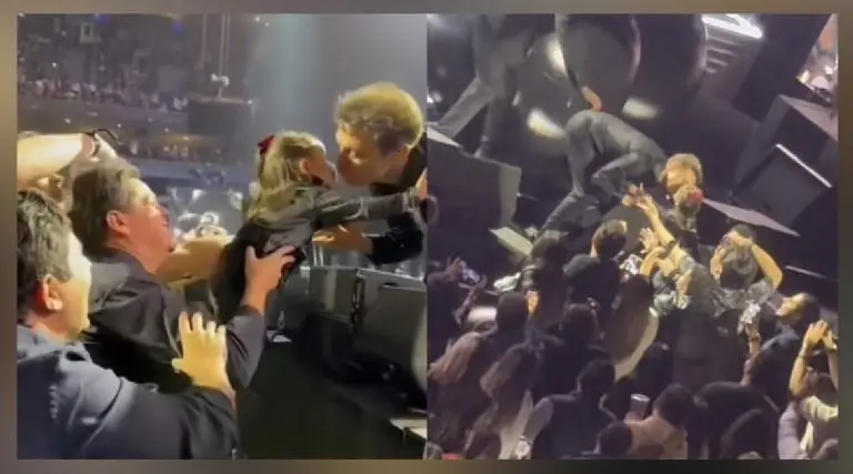 Luis Miguel besa a menor durante concierto y desata polémica en redes Créditos: SS