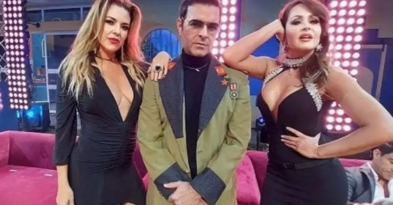 Alicia Machado, Pablo Montero y Gaby Spanic en gala de La Casa de los Famosos EEUU. Fuente: Tiempo X