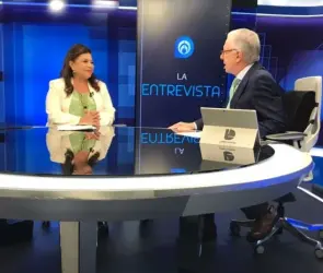 Tremenda pelea entre Joaquín López-Dóriga y Clara Brugada en vivo: No te permito que me digas misógino | VIDEO