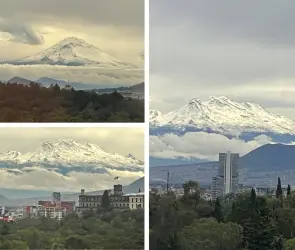 Las impactantes imágenes del Popocatépetl nevado: ¿por qué ahora es un espectáculo inusual?