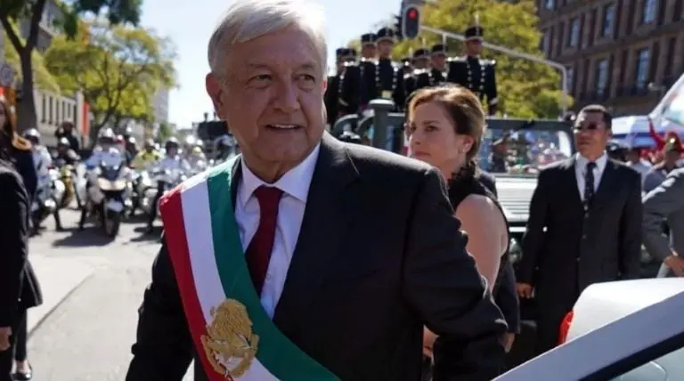 AMLO en su toma de protesta. Foto: lopezobrador.org