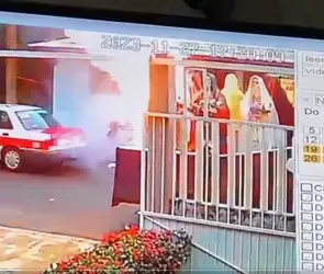 VIDEO | Explosión en fiesta a la Santa Muerte en Catemaco deja a un hombre sin pierna