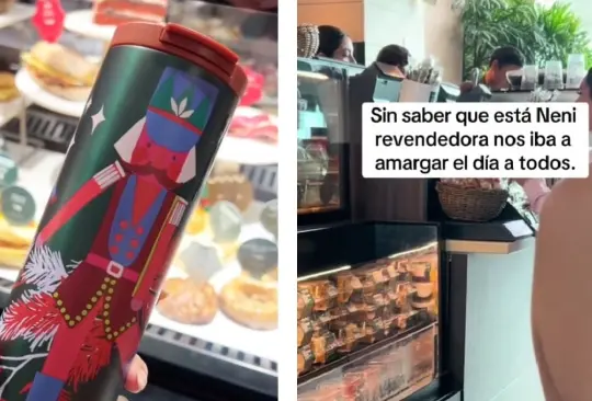 Exponen a revendedora de vasos de Starbucks