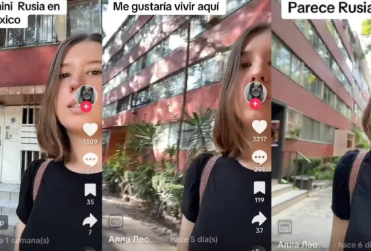 Chica extranjera dice que le gustaría vivir en Tlatelolco porque se parece a Rusia