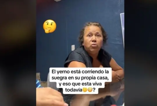 Como si fuera sacado de un programa de televisión, un hombre le pidió a su suegra que se fuera de su propia casa.