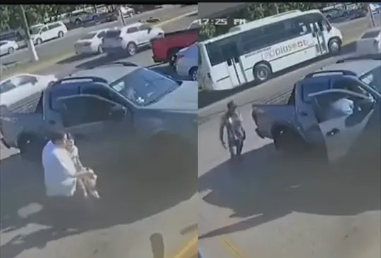 Indigna impactante robo de camioneta con niños a plena luz del día en Culiacán Indigna impactante robo de camioneta con niños a plena luz del día en Culiacán
