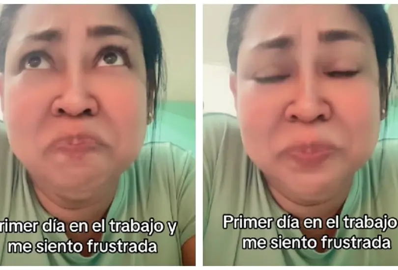Reci&eacute;n egresada llora
