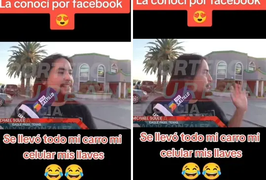 Un joven es entrevistado tras re robado por la chica que conoció el Facebook