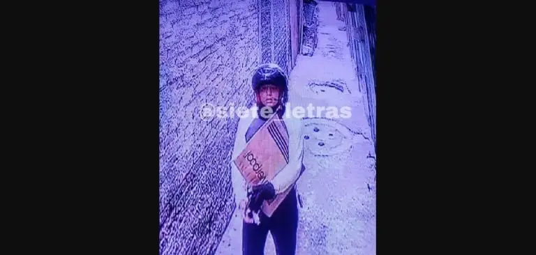 El repartidor que abusó de la joven. Foto: captura de pantalla.