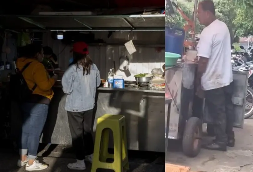 El hombre fue exhibido en video. 