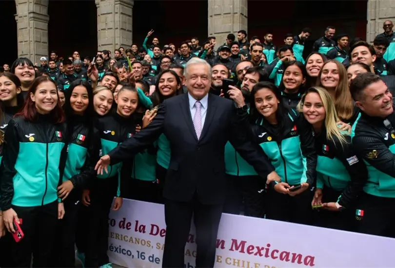 La Delegaci&oacute;n Mexicana obtuvo el tercer lugar en el medallero de los Juegos Panamericanos celebrados en Chile