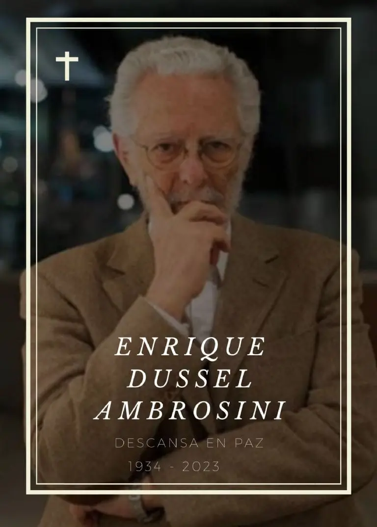 Muere el Dr. Enrique Dussel, fundador de la Filosofía de la Liberación Créditos: X (Twitter)