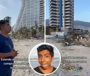 El dramático regreso de "Paco el de las empanadas" a la playa de Acapulco donde se hizo famoso: "Está devastado"