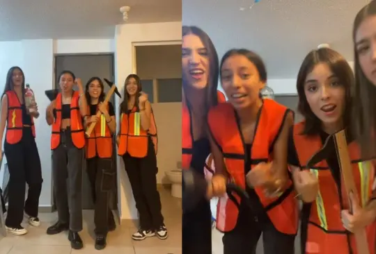 Jóvenes arquitectas se disfrazan de albañiles y bailan al ritmo del reguetón
