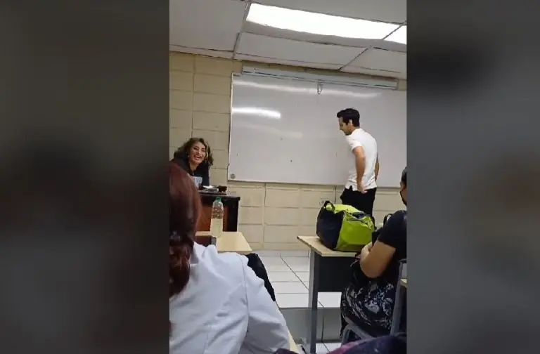 Estudiante tira el techo (TikTok)