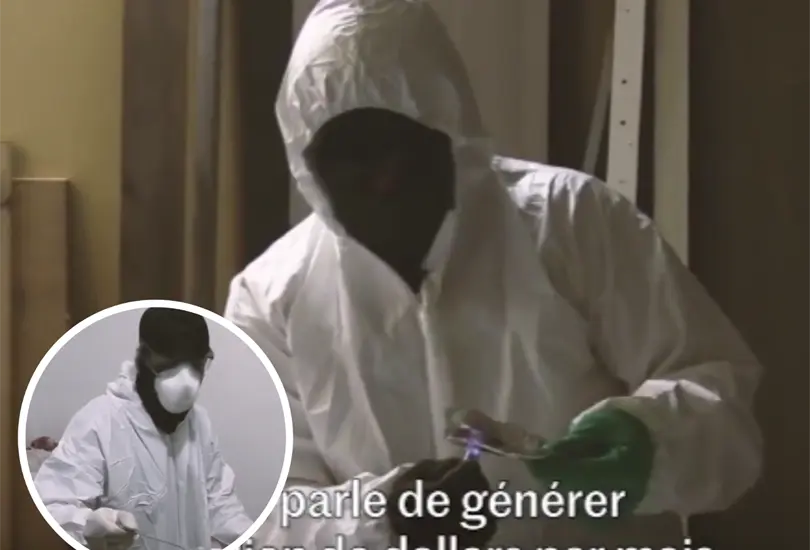 Al interior de un laboratorio de fentanilo del C&aacute;rtel de Sinaloa.