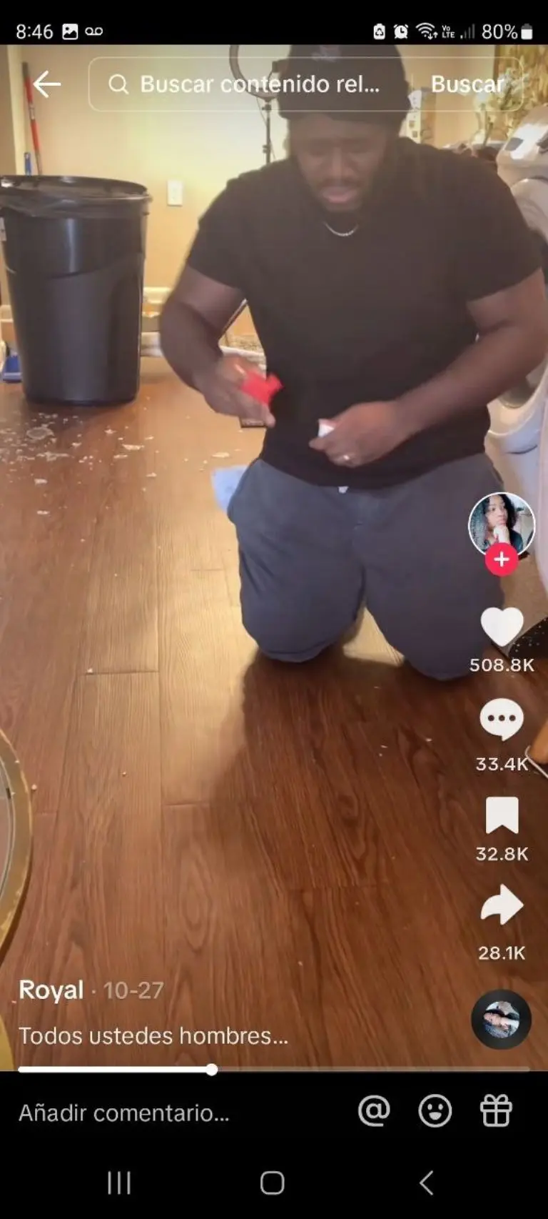 Hombre infiel hace berrinche - Tomada de video