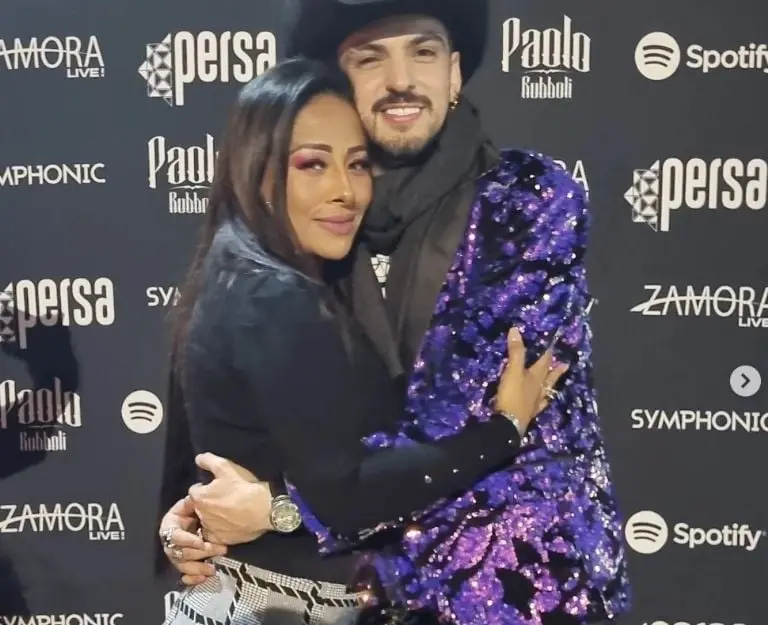 Toñita y su novio Paolo Rubboli (Instagram)