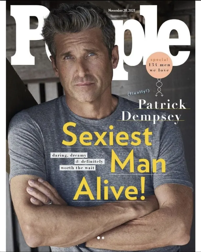 ¡A sus 57 años! Patrick Dempsey es nombrado como el hombre más sexy del mundo Créditos: IG