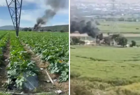 Helic&oacute;ptero de la CFE se desploma. 