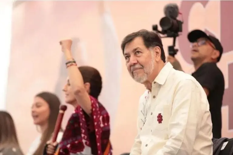 Noroña fue aspirante presidencial de Morena. Foto: Instagram.