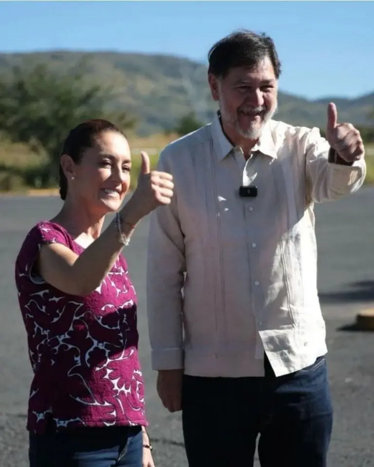 Noroña es uno de los coordinadores de Claudia Sheinbaum. Foto: Instagram.