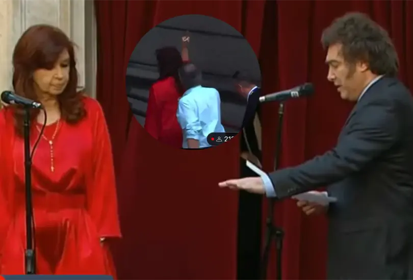 En el recinto de la Asamblea, Javier Milei asumi&oacute; como presidente, recibiendo el bast&oacute;n y la banda presidencial de manos de su antecesor, Alberto Fern&aacute;ndez