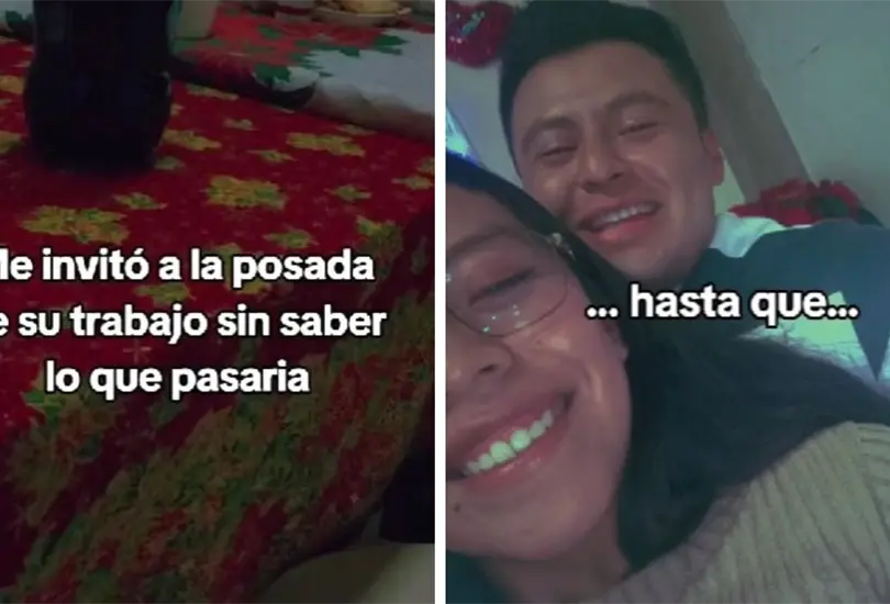 Empleado va con su novia a la posada del trabajo