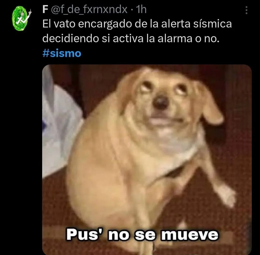 Esto se debe a que la alerta solo se activa con sismo mayores a 6 grados. 