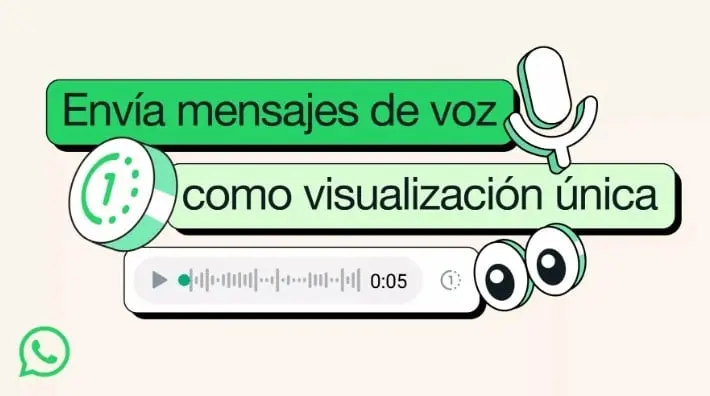 WhatsApp activa la funci&oacute;n de mensajes de voz que se autodestruyen. 