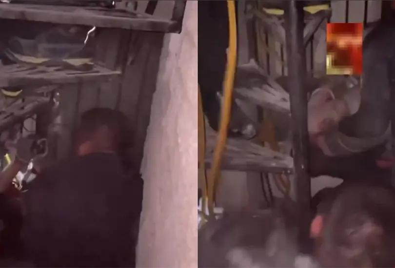 &iexcl;Su primera chamba! Ladr&oacute;n queda atrapado entre paredes en la colonia Moctezuma, CDMX