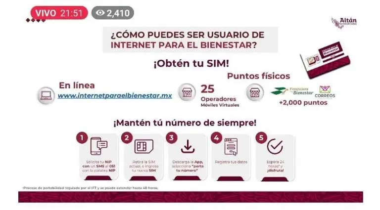Cómo cambiarse a Internet para el Bienestar. Foto: especial.