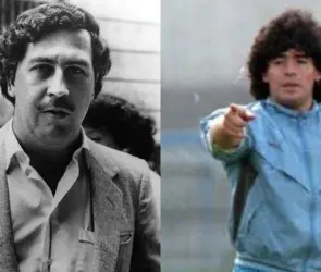 Maradona y Pablo Escobar: el día que jugaron fútbol en la Hacienda Nápoles