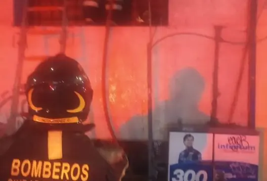 El incendio que se registró en la Ciudad de México. El incendio que se registró en la Ciudad de México.