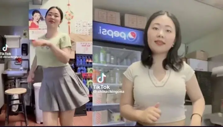 Una hermosa mujer china se hace viral y cautiva las redes sociales por bailar cumbia.