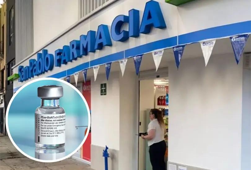As&iacute; puedes vacunarte contra el COVID-19 en Farmacias San Pablo. 