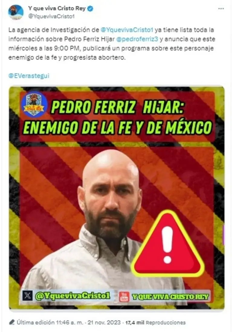 Foto: Tomada de X