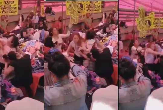 La pelea entre mujeres en un puesto de ropa de paca se volvió viral.